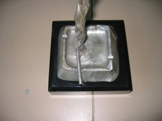 Antique Silver Bronze Figurine