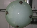 Lg Glass Bowl Chandelier