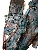 Antique Dragon Wall Sconces Bronze