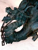 Antique Dragon Wall Sconces Bronze
