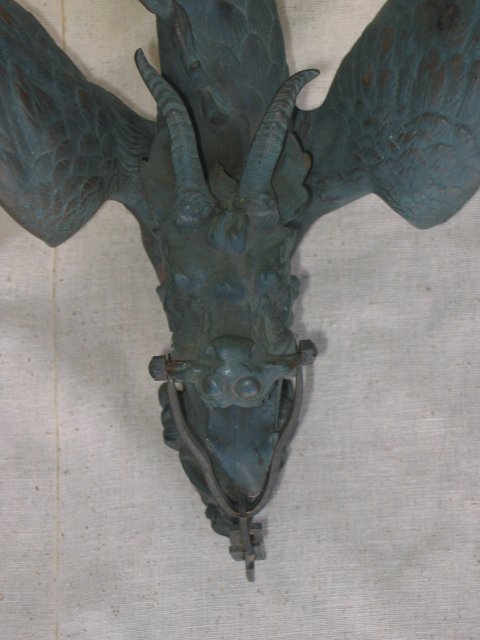 Antique Dragon Wall Sconces Bronze