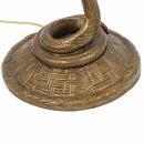 Art Deco Edgar Brandt Style Bronze Snake Floor Lamp