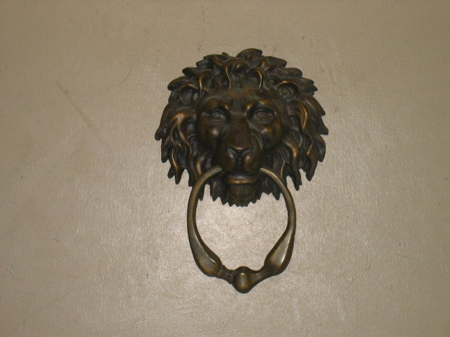Lion Face Door Knocker