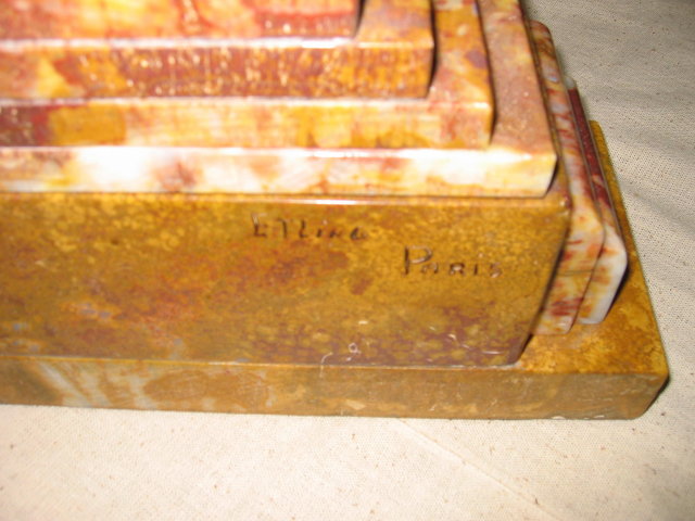 Almeria Ivory/Bronze/On Marble Base