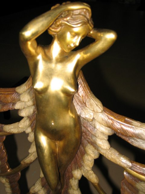 Nude Lady Fireplace Andirons