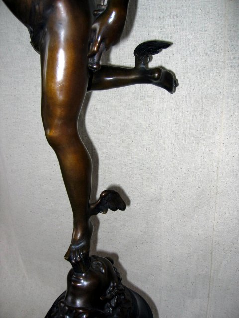 Mercury Bronze Figurine