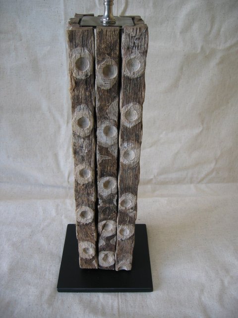 Oyster Farm Wood Bar Lamp