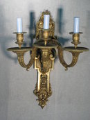 3 Arm Wall Sconce Dore Gold