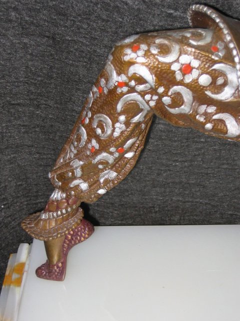 Art Deco Bronze Sculpture Karmorna by DH Chiparus