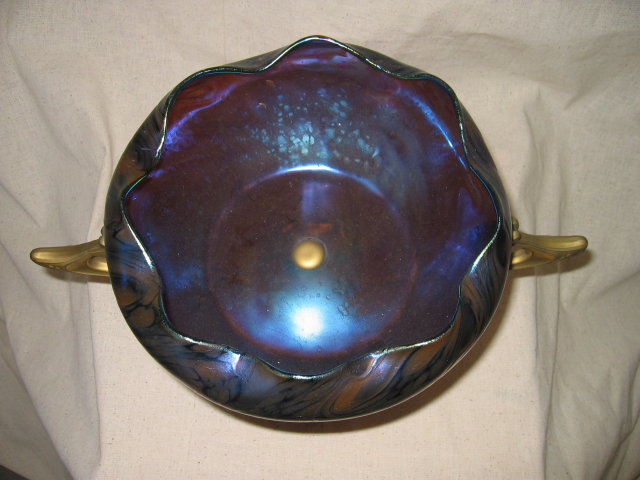 Art Nouveau Loetz Art Glass Centerpiece