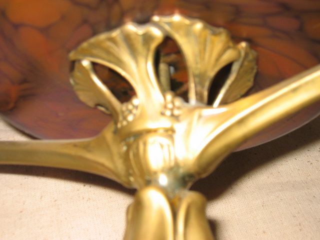 Art Nouveau Loetz Art Glass Centerpiece