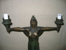 Egyptian Girl Candelabras