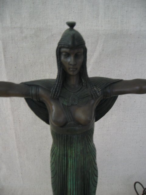 Egyptian Girl Candelabras
