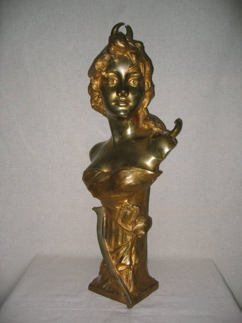 Gold Female Bust