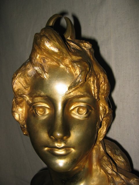 Gold Female Bust