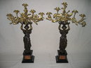 Dore Gold Lady Candelabras
