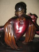 Art Deco Elegantly Seated Desdemona Bronze