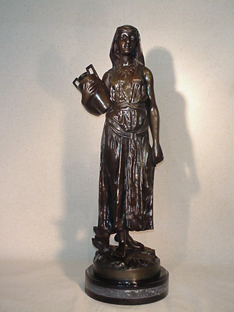 Arab Art Nouveau Holding Water Jug