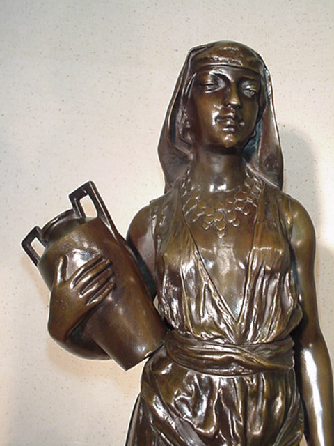 Arab Art Nouveau Holding Water Jug
