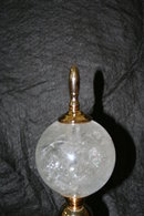 Dolphin Rock Crystal Stand 24k Gold