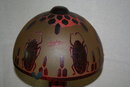 Egyptian Scrab Art Glass Table Lamp