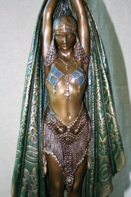 Art Deco Antenia with Cape Bronze