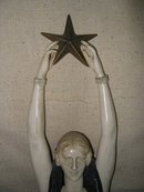 Art Deco Nordica Bronze with Polar Bears