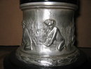 Moreau Bronze Sculpture - Pixy Girl Playing with Violin in Antique Silver