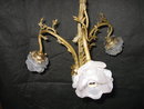Glass Rose Shade Chandelier