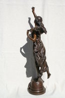 Original Bronze Figurine of an Art Nouveau Lady