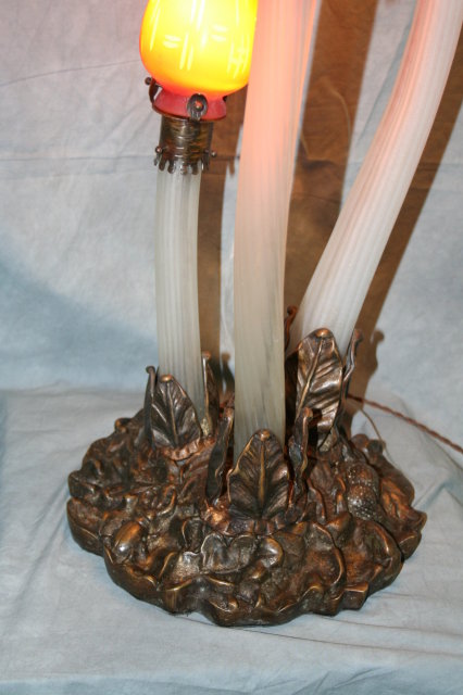 Giant Mushroom Galle Style Accent Table Lamp