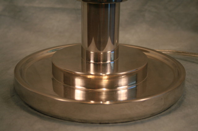 Modern Style Hi Polished Nickel Table Lamp