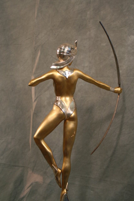 Bronze Figurine of Diana The Archer