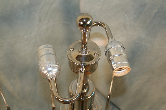 Art Deco Glass Rod Table Lamp