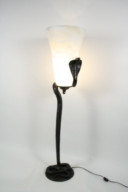 Bronze Cobra Floor Lamp
