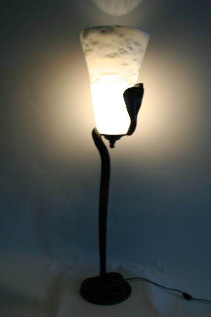 Bronze Cobra Floor Lamp