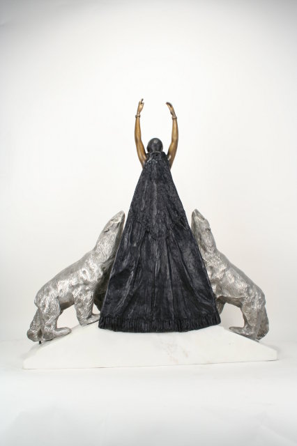 Bronze Figurine Titled Nordica