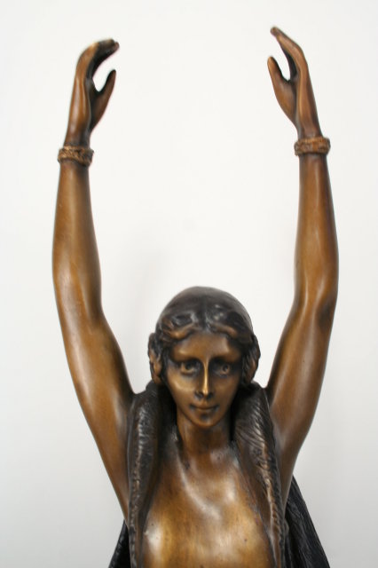Bronze Figurine Titled Nordica