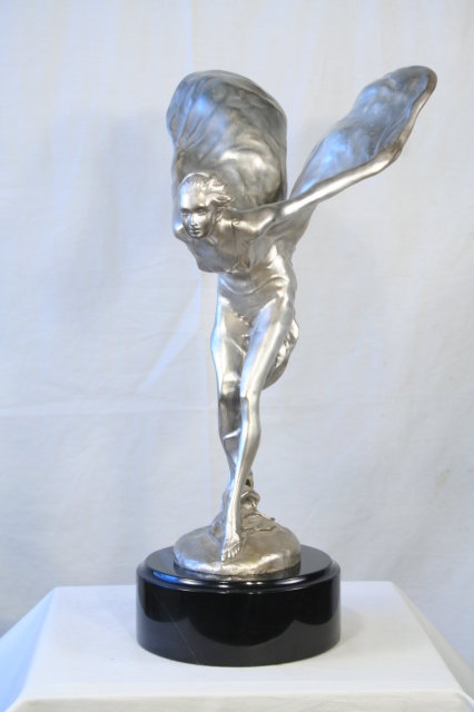 Bronze Sculpture Rolls Royce Hood Mascot