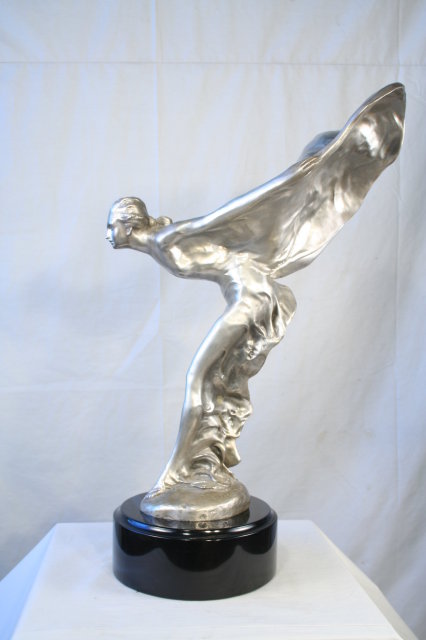 Bronze Sculpture Rolls Royce Hood Mascot