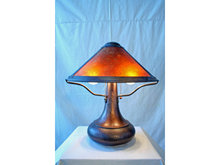 Copper And Mica Table Lamp