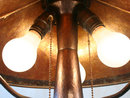 Copper And Mica Table Lamp