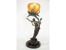 Art Nouveau Lady Figurine Lamp