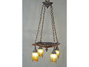 Tiffany Style Art Glass Chandelier