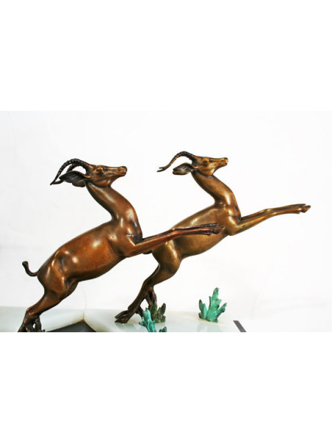 Art Deco Bronze Figurine Diana by Menneville