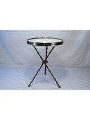 Original Bronze Bamboo Design Side Table