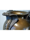 Jean Dunand Triple Cobra Vase