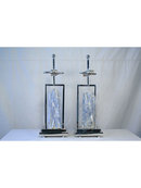 Modern Custom Kyanite Table Lamp