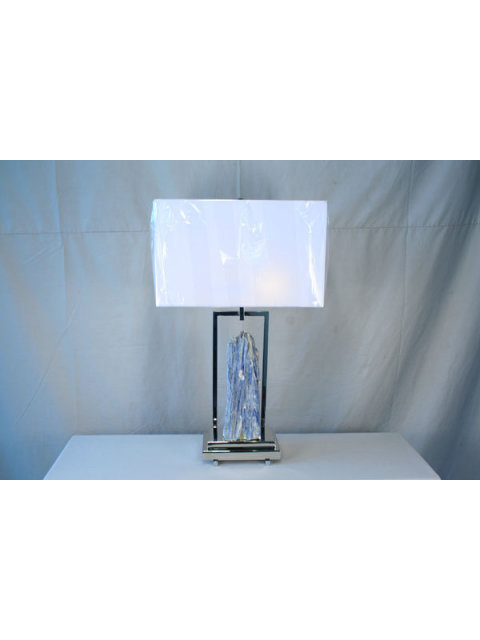 Modern Custom Kyanite Table Lamp