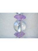 Modern Deco Amethyst & Glass Ball Table Lamp